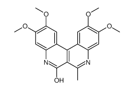 2,3,10,11-tetramethoxy-6-methyl-8H-quinolino[3,4-c]quinolin-7-one Structure