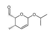 (2R,3S)-6-isopropoxy-3-methyl-3,6-dihydro-2H-pyran-2-carbaldehyde Structure