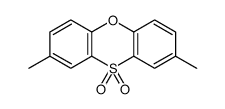 2,8-dimethylphenoxathiine 10,10-dioxide Structure