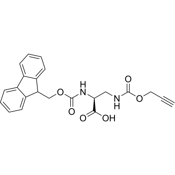 Fmoc-L-Dap(Poc)-OH Structure