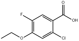 2-Chloro-4-ethoxy-5-fluorobenzoic acid结构式