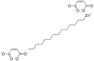 Bis(maleic acid 1-tetradecyl)zinc salt Structure