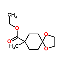 Ethyl 8-Methyl-1,4-dioxa-spiro[4,5]decane-8-carboxylate Structure