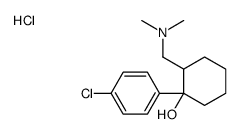 1-(4-chlorophenyl)-2-[(dimethylamino)methyl]cyclohexan-1-ol,hydrochloride结构式