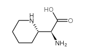 2-Piperidineaceticacid,alpha-amino-,(alphaS,2S)-(9CI)结构式