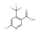 6-chloro-4-(trifluoromethyl)nicotinicacid structure