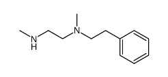 N,N'-dimethyl-N-(2-phenylethyl)ethylenediamine结构式