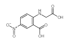Benzoic acid,2-[(carboxymethyl)amino]-5-nitro- Structure