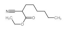 ethyl 2-cyanooctanoate structure