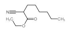 ethyl 2-cyanooctanoate结构式