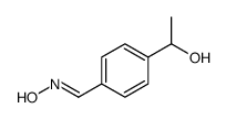 Benzaldehyde, 4-(1-hydroxyethyl)-, oxime (9CI) Structure