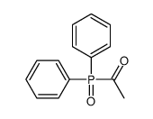 1-diphenylphosphorylethanone结构式