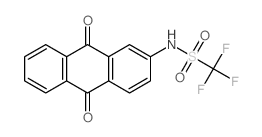 Methanesulfonamide,N-(9,10-dihydro-9,10-dioxo-2-anthracenyl)-1,1,1-trifluoro- Structure