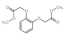 Acetic acid,2,2'-[1,2-phenylenebis(oxy)]bis-, 1,1'-dimethyl ester Structure