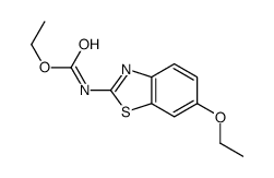 (6-Ethoxybenzothiazol-2-yl)carbamic acid ethyl ester Structure