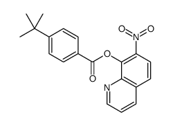 (7-nitroquinolin-8-yl) 4-tert-butylbenzoate Structure