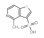 Thieno[3,2-c]pyridine-3-sulfonicacid, 4-methyl- structure