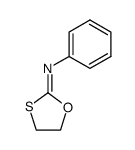 N-phenyl-1,3-oxathiolan-2-imine Structure