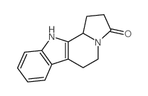 1,2,5,6,11,11b-Hexahydro-3H-indolizino[8,7-b]indol-3-one Structure