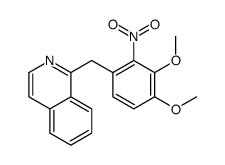 1-[(3,4-dimethoxy-2-nitrophenyl)methyl]isoquinoline Structure