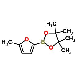 2-甲基呋喃-5-硼酸频哪醇酯结构式