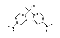 1,1-bis[4-(dimethylamino)phenyl]-1-ethanol Structure