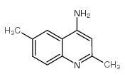 4-AMINO-2,6-DIMETHYLQUINOLINE结构式