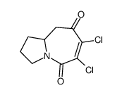 6,7-dichloro-2,3,9,9a-tetrahydro-1H-pyrrolo[1,2-a]azepine-5,8-dione Structure