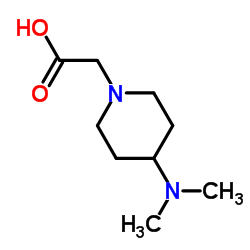 [4-(Dimethylamino)-1-piperidinyl]acetic acid结构式