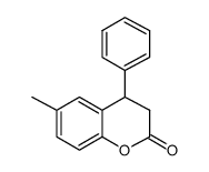 (4S)-6-Methyl-4-phenylchroman-2-one Structure