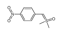 dimethyl-(4-nitro-benzyl)-oxo-λ4-sulfanium betaine结构式