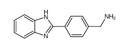 1-[4-(1H-Benzimidazol-2-yl)phenyl]methanamine结构式