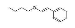 (E)-(2-butoxyethenyl)benzene结构式