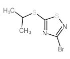 3-BROMO-5-(ISOPROPYLTHIO)-1,2,4-THIADIAZOLE Structure