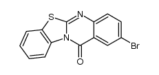 2-bromo-12-oxo-12H-benzothiazolo[2,3-b]quinazoline Structure