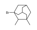 1-Brom-2,3-dimethyl-adamantan Structure