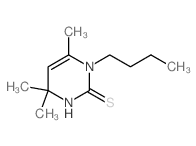 1-(n-Butyl)-2-thio-4,4,6-trimethyl dihydropyrimidine结构式