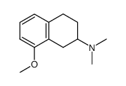 1,2,3,4-tetrahydro-8-methoxy-N,N-dimethyl-2-naphthalenamine结构式