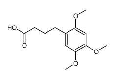 4-(2',4',5'-trimethoxyphenyl)butanoic acid结构式