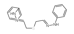 Acetaldehyde,2,2'-thiobis-, bis(phenylhydrazone) (9CI)结构式