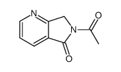 6-acetyl-6,7-dihydro-pyrrolo[3,4-b]pyridin-5-one Structure