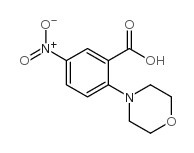 2-MORPHOLINO-5-NITROBENZOIC ACID Structure