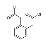 2-[2-(2-chloro-2-oxoethyl)phenyl]acetyl chloride Structure