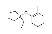 triethyl(2-methylcyclohex-1-enyloxy)silane结构式