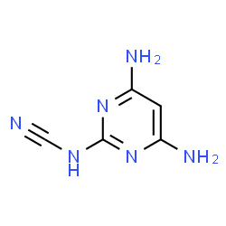 Cyanamide, N-(4,6-diamino-2-pyrimidinyl)- (9CI) structure