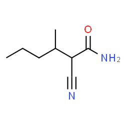 Hexanamide,2-cyano-3-methyl- Structure