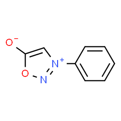 1,2,3-Oxadiazolium,2,5-dihydro-5-oxo-3-phenyl-,innersalt(9CI) Structure