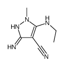 3-AMINO-5-(ETHYLAMINO)-1-METHYL-PYRAZOLE-4-CARBONITRILE picture