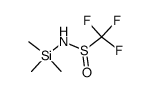 Trifluoro-N-(trimethylsilyl)methanesulfinamide Structure