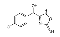 (5-amino-1,2,4-oxadiazol-3-yl)-(4-chlorophenyl)methanol Structure